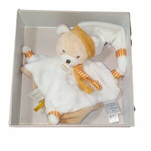 Doudou et Compagnie Paris Teddy Bear Lovey Security Blanket 8" NEW